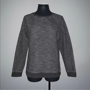 Everlane The Crew Gray Marled Pullover Sweatshirt
